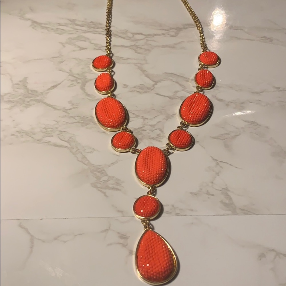 Coral Statement Necklace